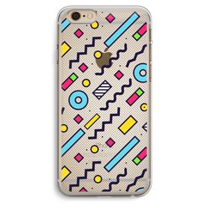 CaseCompany 8-bit N°8: iPhone 6 Plus / 6S Plus Transparant Hoesje