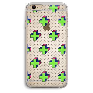 CaseCompany 8-bit N°10: iPhone 6 Plus / 6S Plus Transparant Hoesje