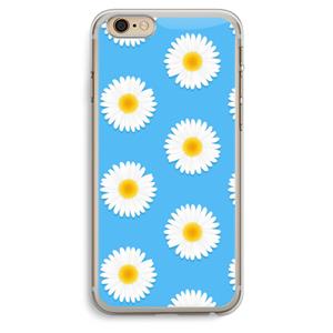 CaseCompany Margrietjes: iPhone 6 Plus / 6S Plus Transparant Hoesje