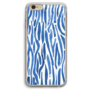 CaseCompany Blauwe nerven: iPhone 6 Plus / 6S Plus Transparant Hoesje