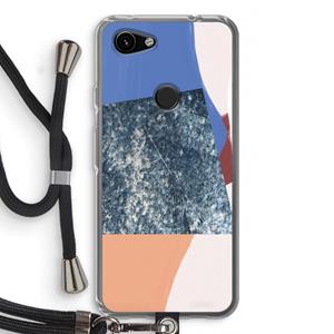 CaseCompany Billy: Pixel 3a Transparant Hoesje met koord