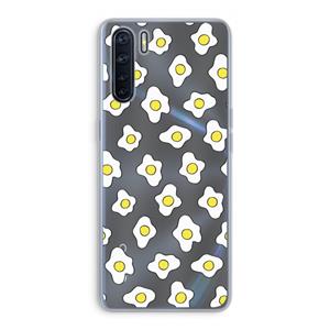 CaseCompany Spiegeleitjes: Oppo A91 Transparant Hoesje