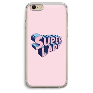 CaseCompany Superlady: iPhone 6 Plus / 6S Plus Transparant Hoesje