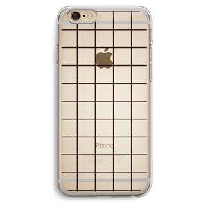 CaseCompany Rooster: iPhone 6 Plus / 6S Plus Transparant Hoesje