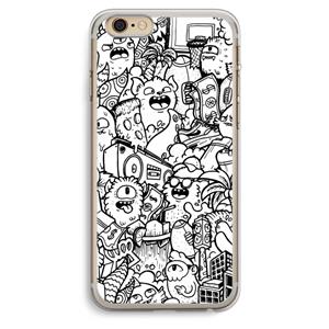 CaseCompany Vexx City #2: iPhone 6 Plus / 6S Plus Transparant Hoesje