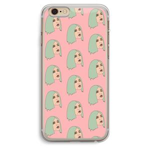 CaseCompany King Kylie: iPhone 6 Plus / 6S Plus Transparant Hoesje