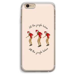 CaseCompany Jingle Ladies: iPhone 6 Plus / 6S Plus Transparant Hoesje
