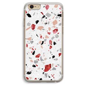 CaseCompany Terrazzo N°12: iPhone 6 Plus / 6S Plus Transparant Hoesje