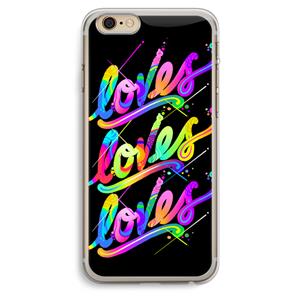 CaseCompany Loves: iPhone 6 Plus / 6S Plus Transparant Hoesje