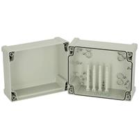 Fibox Enclosure, ABS Grey cover 5814051 Universal-Gehäuse 201 x 163 x 138 ABS Lichtgrau (RAL 7035)