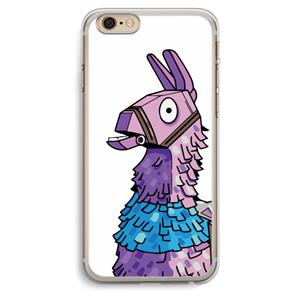 CaseCompany Lama: iPhone 6 Plus / 6S Plus Transparant Hoesje