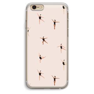 CaseCompany Dancing #1: iPhone 6 Plus / 6S Plus Transparant Hoesje