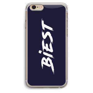 CaseCompany Biest: iPhone 6 Plus / 6S Plus Transparant Hoesje