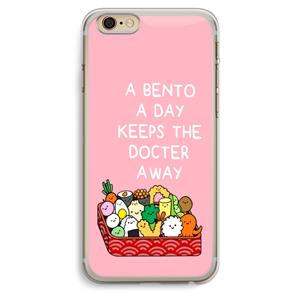 CaseCompany Bento a day: iPhone 6 Plus / 6S Plus Transparant Hoesje