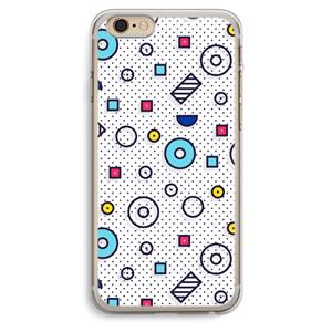 CaseCompany 8-bit N°9: iPhone 6 Plus / 6S Plus Transparant Hoesje