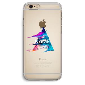 CaseCompany Abstract Spectrum: iPhone 6 Plus / 6S Plus Transparant Hoesje