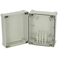Fibox Enclosure, ABS Grey cover 5814052 Universal-Gehäuse 240 x 191 x 147 ABS Lichtgrau (RAL 7035)