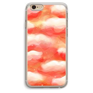 CaseCompany Lichte Wolken: iPhone 6 Plus / 6S Plus Transparant Hoesje