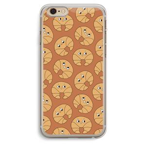 CaseCompany Croissant: iPhone 6 Plus / 6S Plus Transparant Hoesje