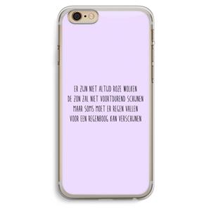 CaseCompany Regenboog: iPhone 6 Plus / 6S Plus Transparant Hoesje