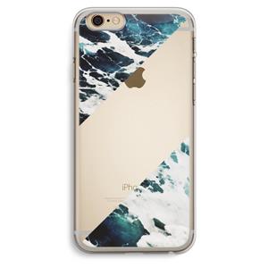 CaseCompany Golven: iPhone 6 Plus / 6S Plus Transparant Hoesje