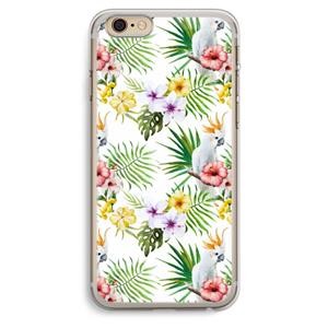 CaseCompany Gele kuif: iPhone 6 Plus / 6S Plus Transparant Hoesje