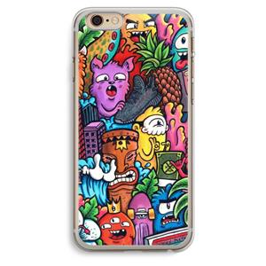 CaseCompany Vexx Mixtape: iPhone 6 Plus / 6S Plus Transparant Hoesje