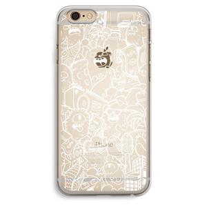 CaseCompany Vexx City #2: iPhone 6 Plus / 6S Plus Transparant Hoesje