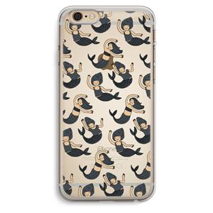 CaseCompany Zeemeermin: iPhone 6 Plus / 6S Plus Transparant Hoesje
