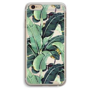 CaseCompany Bananenbladeren: iPhone 6 Plus / 6S Plus Transparant Hoesje