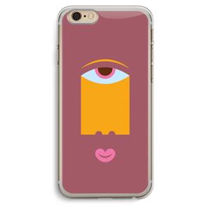 CaseCompany Mono V: iPhone 6 Plus / 6S Plus Transparant Hoesje