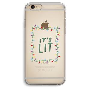 CaseCompany It's Lit: iPhone 6 Plus / 6S Plus Transparant Hoesje