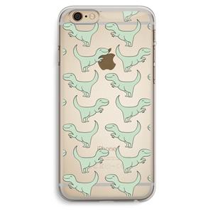 CaseCompany Dinos: iPhone 6 Plus / 6S Plus Transparant Hoesje