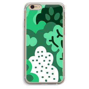 CaseCompany Bushes: iPhone 6 Plus / 6S Plus Transparant Hoesje