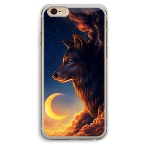 CaseCompany Night Guardian: iPhone 6 Plus / 6S Plus Transparant Hoesje