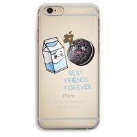 CaseCompany Best Friend Forever: iPhone 6 Plus / 6S Plus Transparant Hoesje