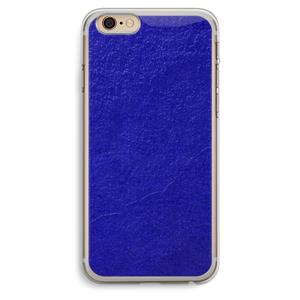 CaseCompany Majorelle Blue: iPhone 6 Plus / 6S Plus Transparant Hoesje