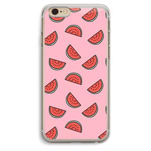 CaseCompany Watermeloen: iPhone 6 Plus / 6S Plus Transparant Hoesje