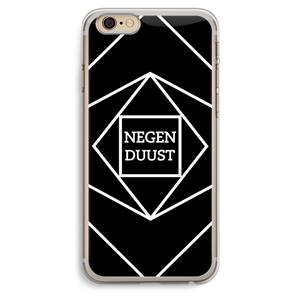 CaseCompany Negenduust geometrisch: iPhone 6 Plus / 6S Plus Transparant Hoesje