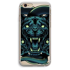 CaseCompany Cougar and Vipers: iPhone 6 Plus / 6S Plus Transparant Hoesje