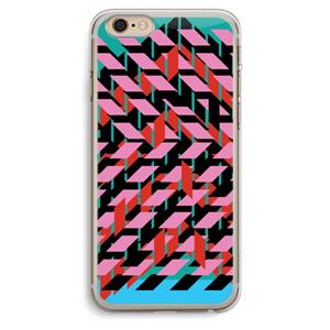 CaseCompany Skew Blush 2: iPhone 6 Plus / 6S Plus Transparant Hoesje