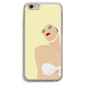 CaseCompany Summer: iPhone 6 Plus / 6S Plus Transparant Hoesje