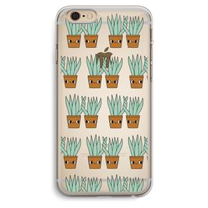 CaseCompany Sansevieria: iPhone 6 Plus / 6S Plus Transparant Hoesje