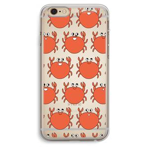 CaseCompany Krab: iPhone 6 Plus / 6S Plus Transparant Hoesje
