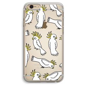 CaseCompany Papegaai: iPhone 6 Plus / 6S Plus Transparant Hoesje