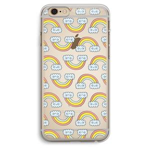 CaseCompany Regenboog: iPhone 6 Plus / 6S Plus Transparant Hoesje