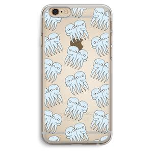 CaseCompany Octopussen: iPhone 6 Plus / 6S Plus Transparant Hoesje