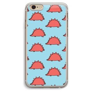 CaseCompany Dinosawrr: iPhone 6 Plus / 6S Plus Transparant Hoesje