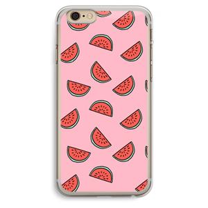 CaseCompany Watermeloen: iPhone 6 Plus / 6S Plus Transparant Hoesje