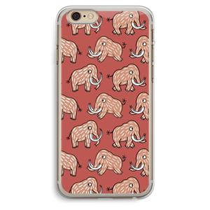 CaseCompany Mammoet: iPhone 6 Plus / 6S Plus Transparant Hoesje